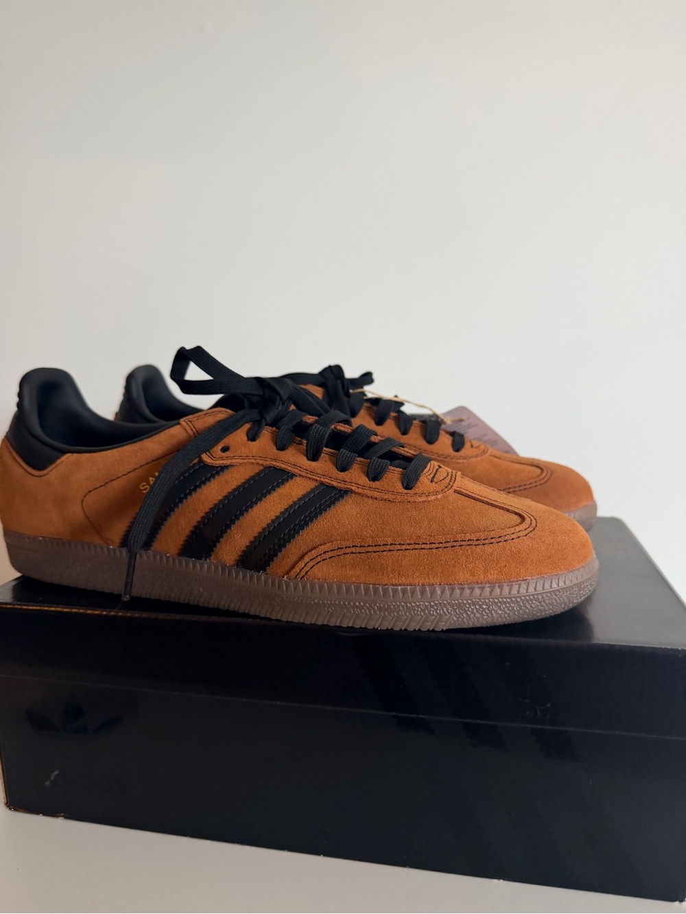 adidas Samba Suede Sneakers - Brown & Black size 10 - Picture 8 of 13